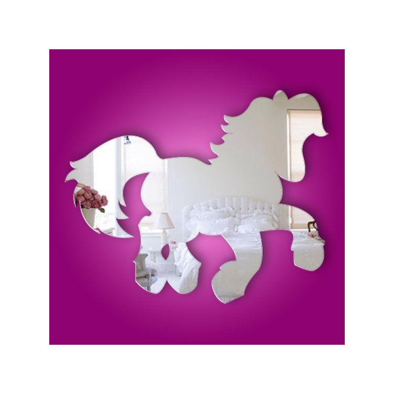 Flat Wall Mirror, 36 cm H x 45 cm W x 0.3 cm D