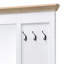 Kolen Finish Hall Tree with Storage Compartments, Hanging Rod, and Full-Length Mirror for Modern Entryways