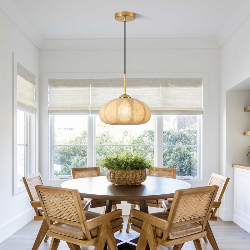 Luminaire suspendu en verre 1 lumière Boho