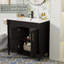 Ensemble de meuble-lavabo autoportant 36 po avec comptoir Everarda, robinet, pieds fuselés classiques-84971181