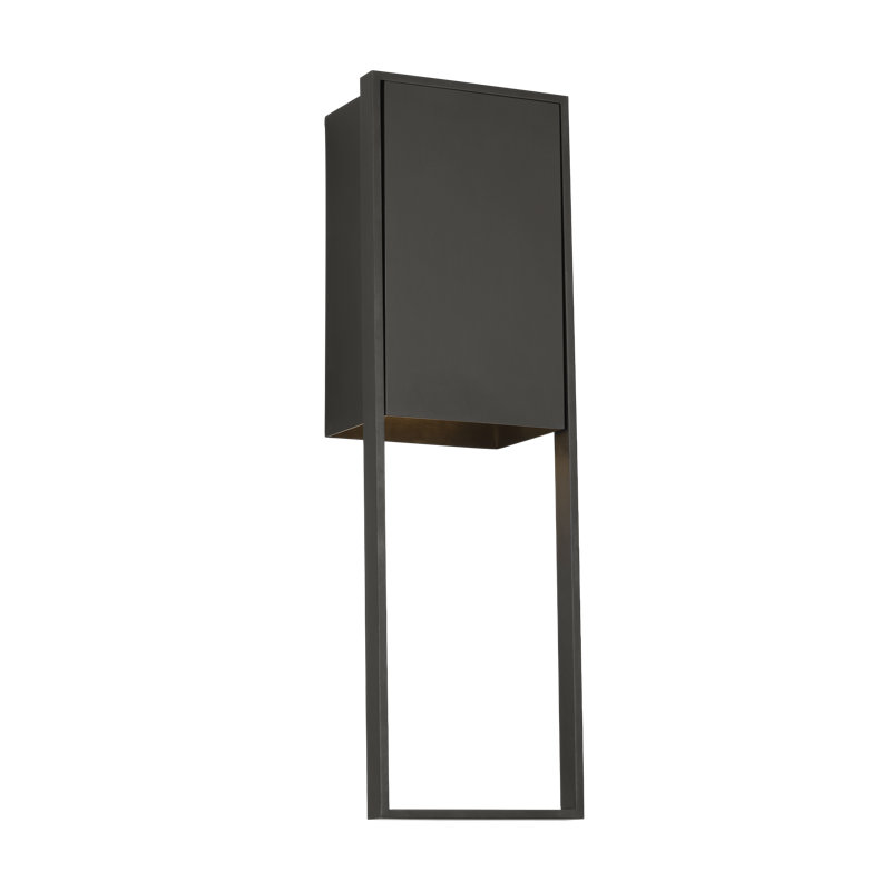 Alude LED Outdoor Sconce, 24" H x 7.2" W x 4.8" D, Bronze