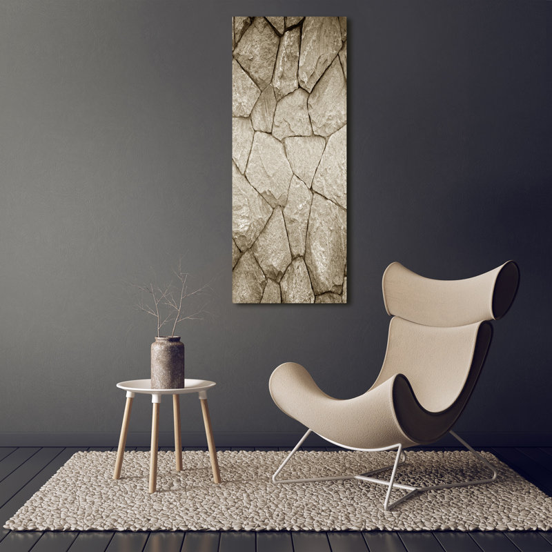 Stone Wall - Wrapped Canvas Print