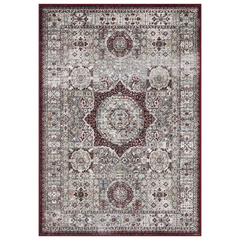 Merseles X 7 pi Tapis de couloir, Rectangle 3 pi 3 po x 4 pi 7 po