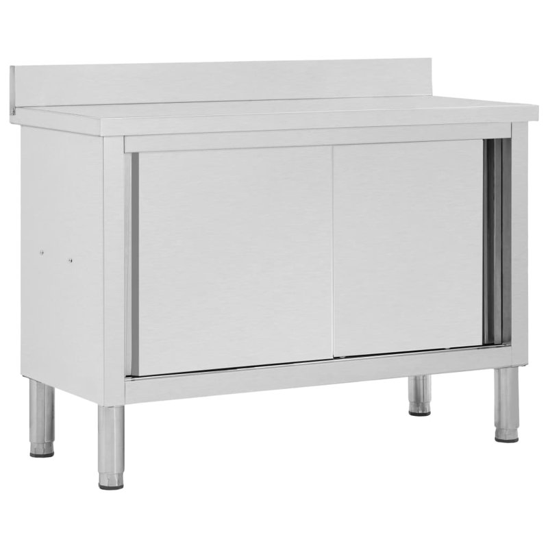 Birck Metal Kitchen Island