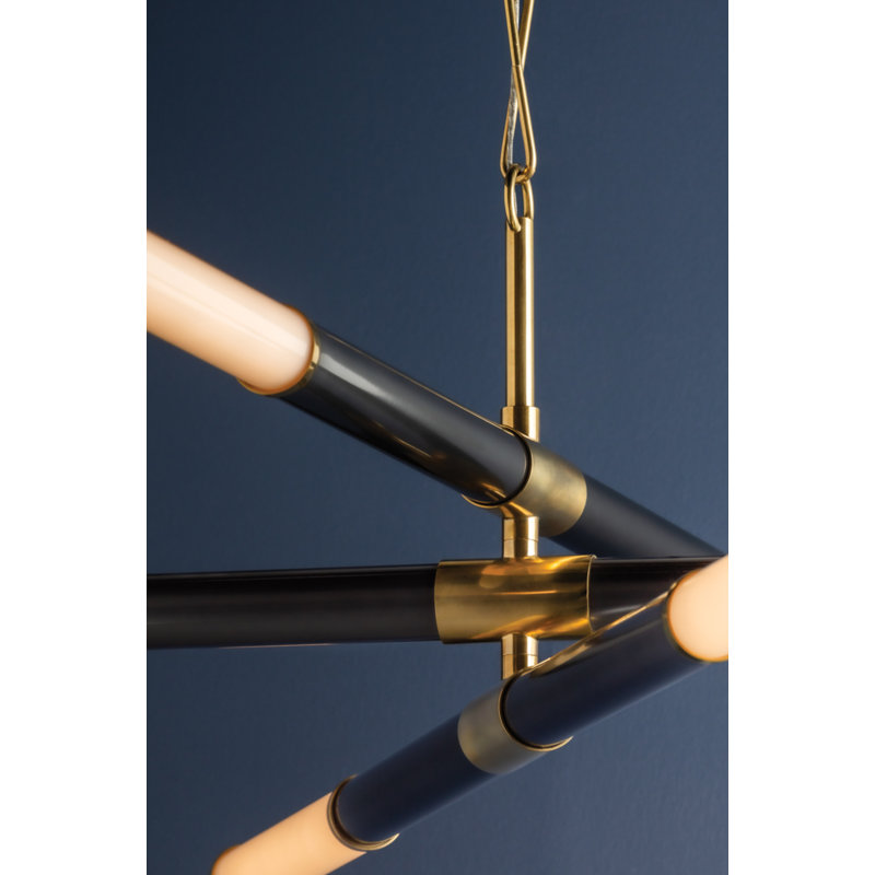 Huntington 6 - Light LED Chandelier, Aged Old Bronze