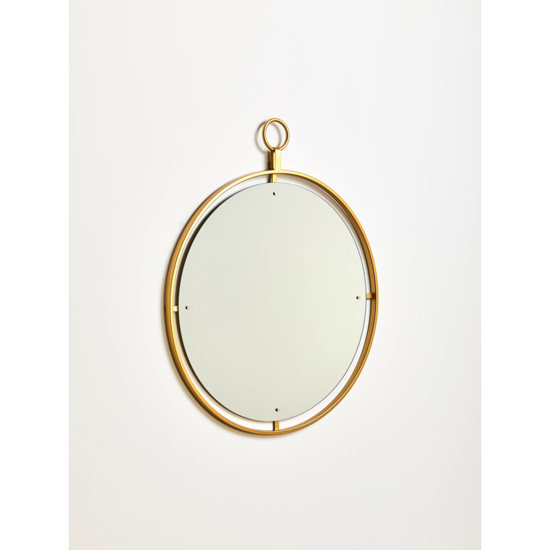 Murphysboro Metal Round Wall Mirror