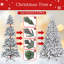 Flocked Artificial Christmas Tree With Metal Stand-597701370