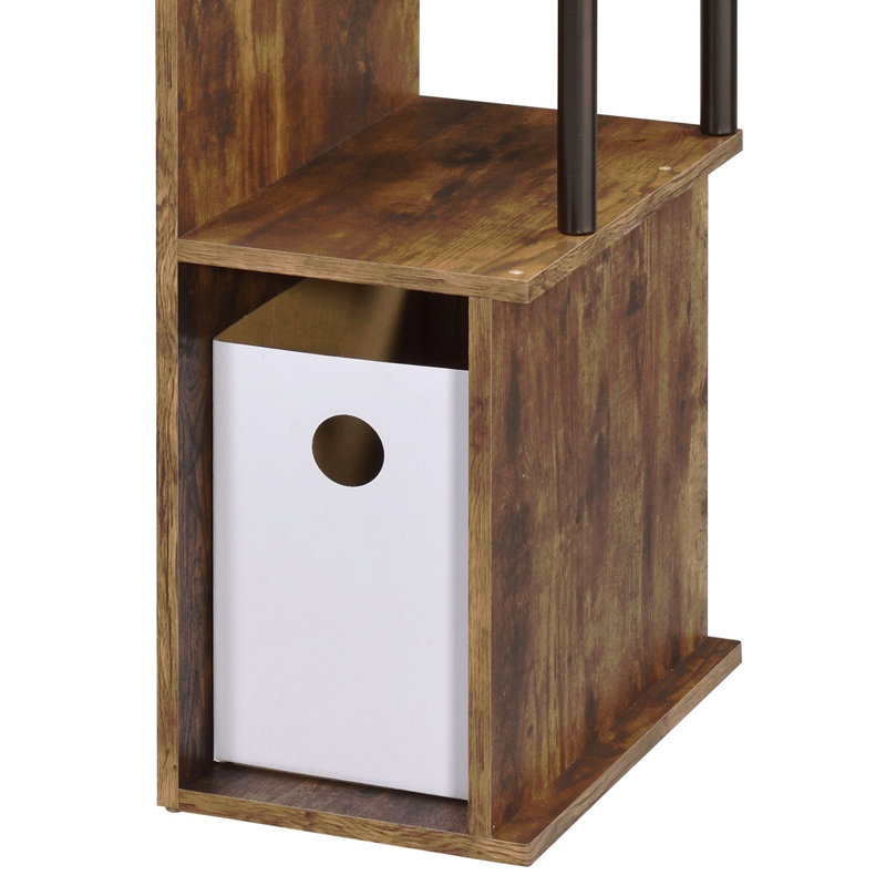 Bureau d'ordinateur Lyphre Finish, Brun