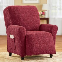 Sanctuary Box Cushion Large Soft Durable Jersey Recliner Slipcover – Red -  Bargains and Buyouts