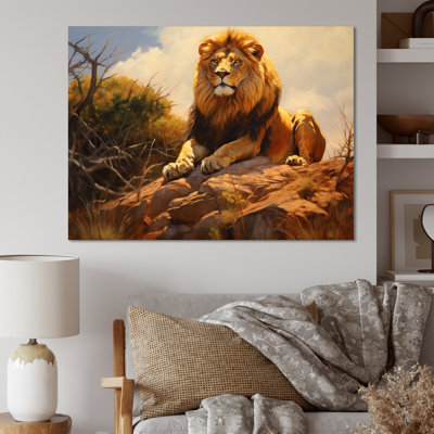 " Lion En Plein Air II "
