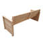 Pirtleville Manufactured Wood Wood Outdoor Bench-95169994
