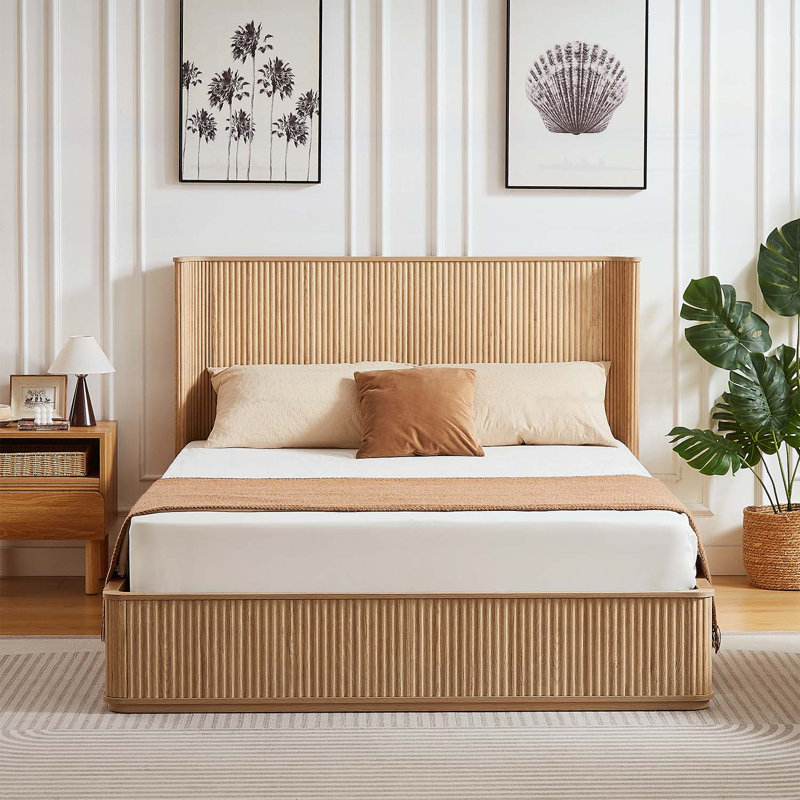 Lit plateforme Wave, Oak