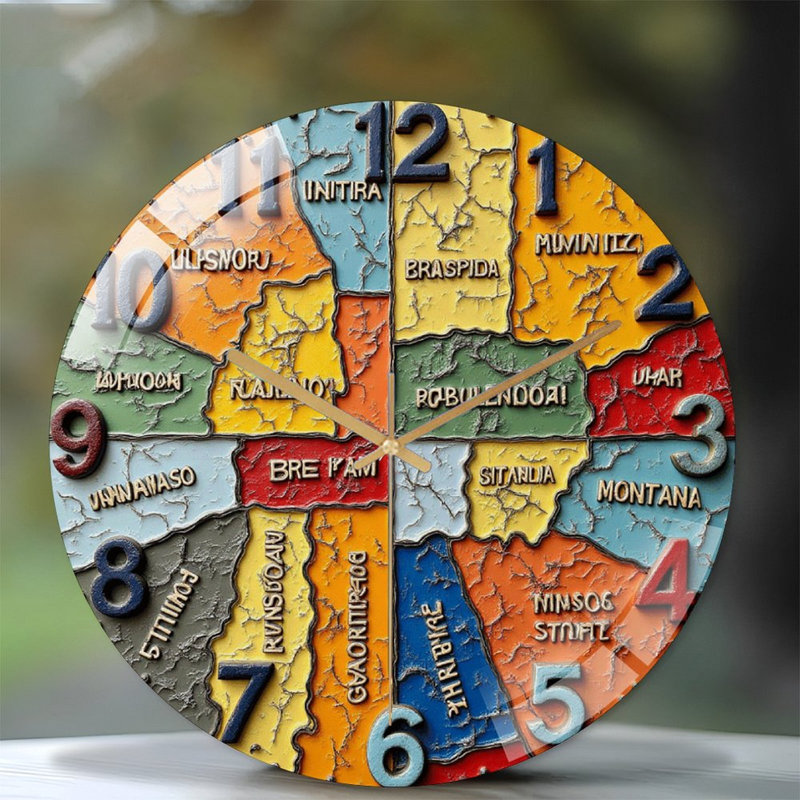Horloge murale 12 po