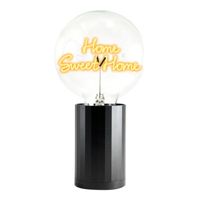 Ampoule de lampe de table ambrée à base ambrée avec pied SWEET