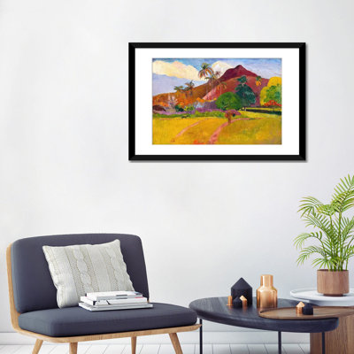 « tahitian landscape » par reproduction d’art sur toile Paul Gauguin