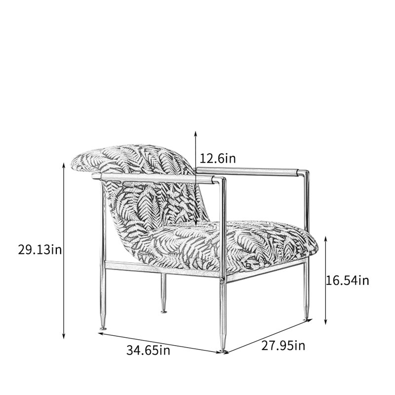 Comfortable Single Leisure Chair., Multicolor