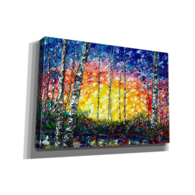 «Morning Breaks» par Lena Owens, H 18 po x l 26 po x P 0,75 po