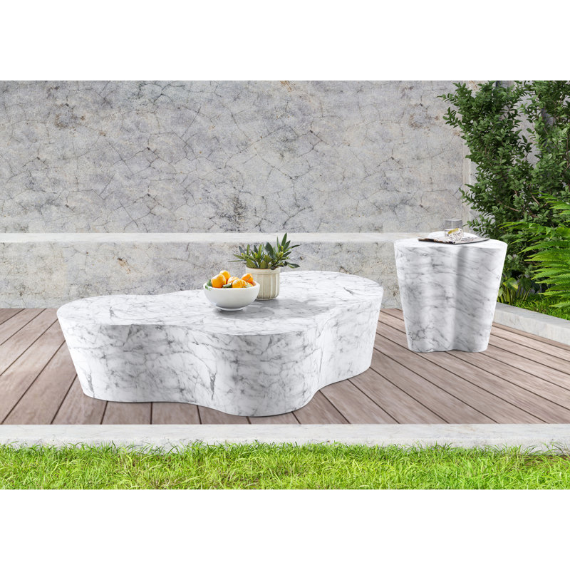 Table basse Velis, Blanc