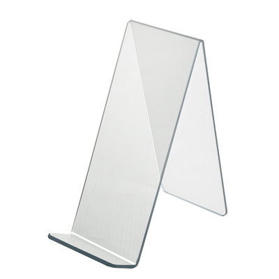 4.5"W x 9.5"D x 10.5"H Easel Display. Front Lip: 1.75"H, 10-Pack