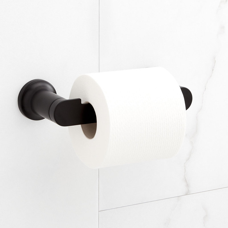 Porte-papier hygiénique Berwyn, Noir mat