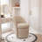 Upholstered Swivel Accent Vanity Stool-430170988