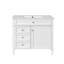 Meuble-lavabo moderne 36 po avec lavabo supérieur, armoire de rangement avec 2 tiroirs et un tiroir basculant-274987294