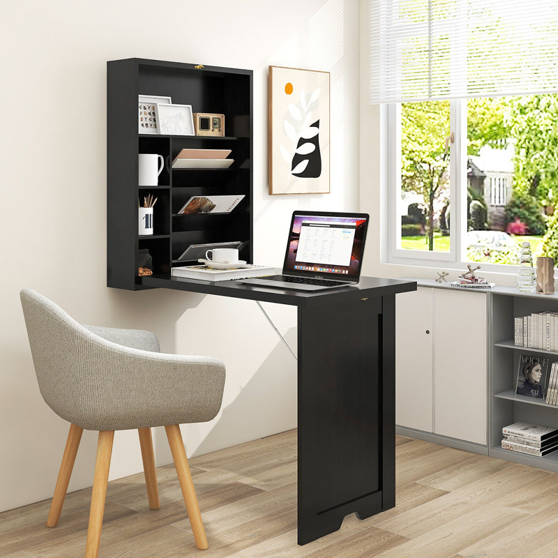 Bureau flottant Camlyn, Noir