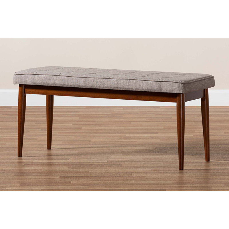 Banc rembourré Engelgard, gris