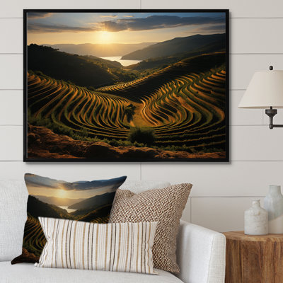 «Scenic Dynamic Vineyard I», reproduction d'art sur toile
