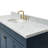 Abell 61'' Single Bathroom Vanity with Carrara Marble Top-94350854