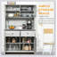 Armoire de rangement, buffet de cuisine avec huche