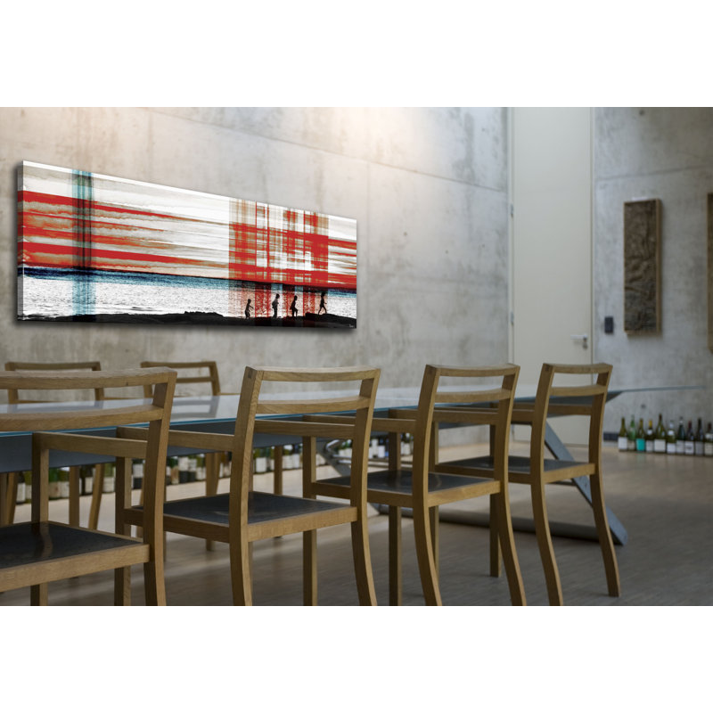«Playa Vik» par Parvez Taj - reproduction panoramique sur toile, H 15 po x l 45 po x P 1,5 po