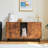 Corvese 42.5" W Manufactured Wood Double Cat Litter Box Enclosure with Scratching Pad-757605452