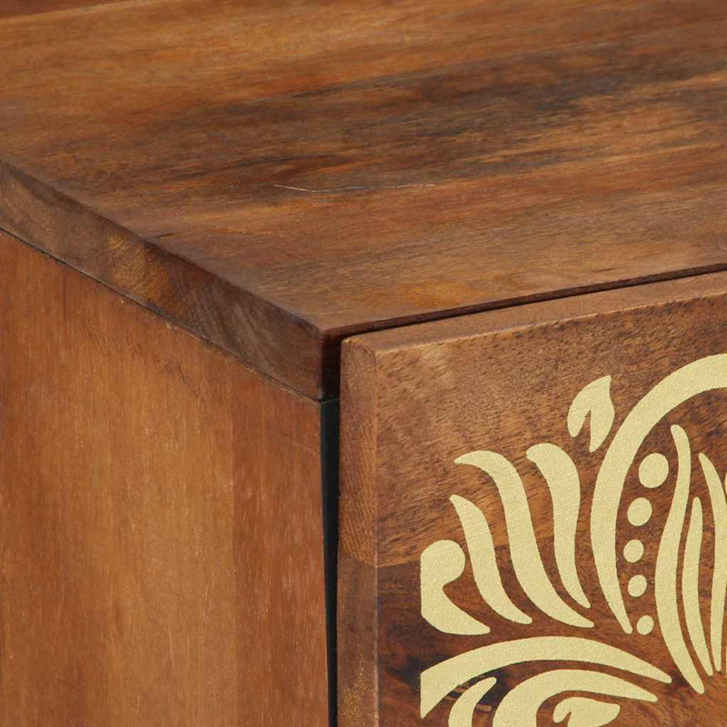 50cm W Solid Wood Bedside Table