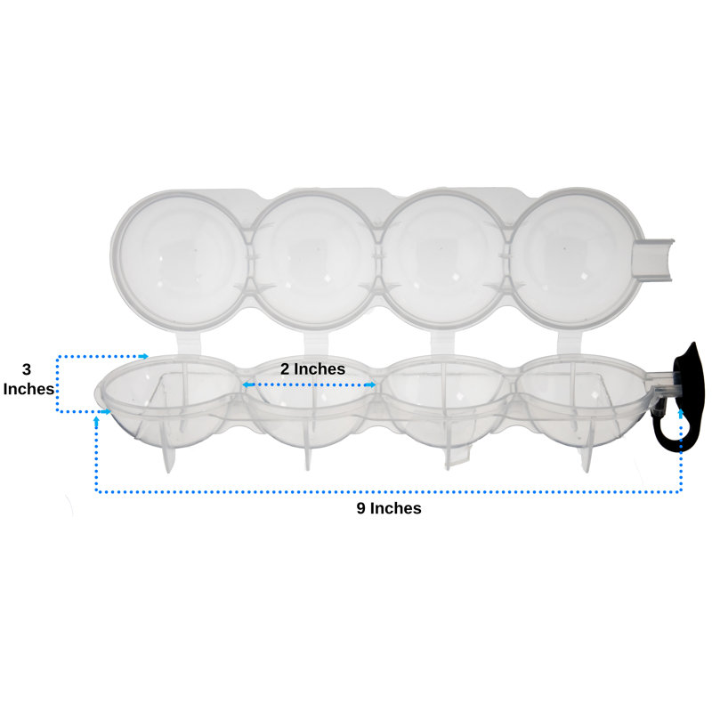 Plateau à glaçons rond et circulaire
