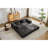 Compression Convertible Bed, 2 - Seat, Boneless, Chenille, No Assembly Required Boneless Design,-367981017
