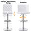 Bigvai Adjustable Height Counter Stool with Metal Frame-902650883
