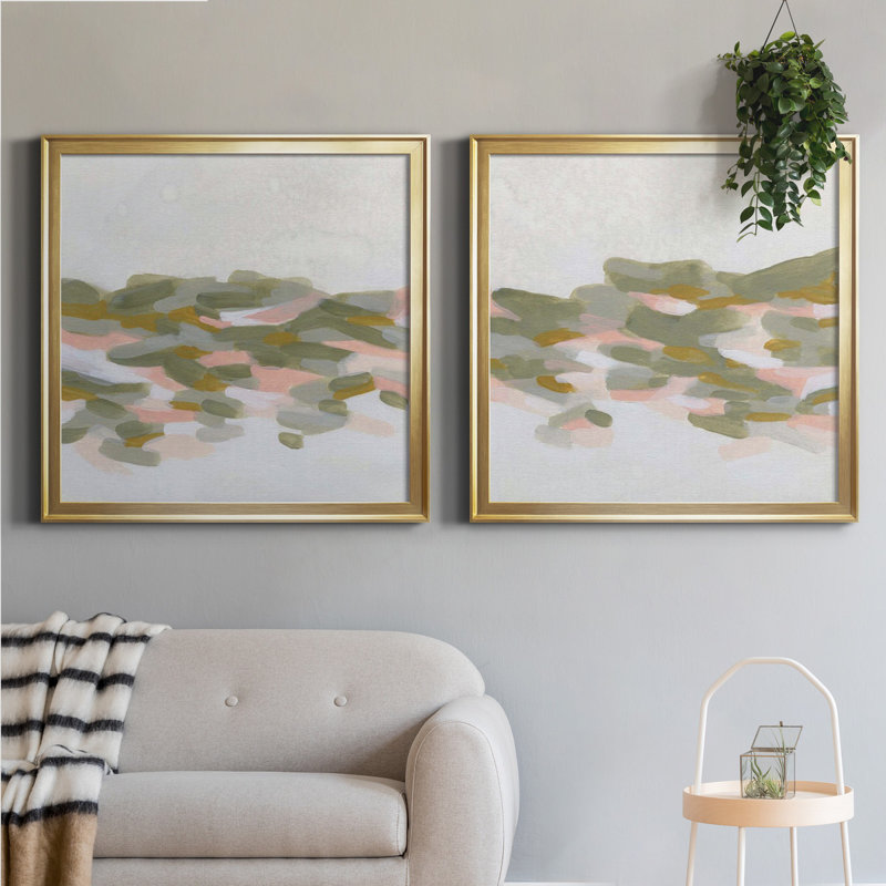 Hillside Impressions I - Hillside Impressions I - ensemble de 2 peintures encadrées, H 30,5 po x l 61 po x P 1,5 po