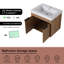 Ensemble de meuble-lavabo simple avec plateau 24,24 Claton