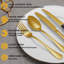 Ensemble de 24 couverts 24 pièces avec service de couteaux à steak, ensemble de couverts en acier inoxydable, ensemble d'ustensiles de couteaux polis miroir, ensemble de vaisselle de cuisine pour la maison, ensemble de cuillères à fourchette, va au la-1878452590