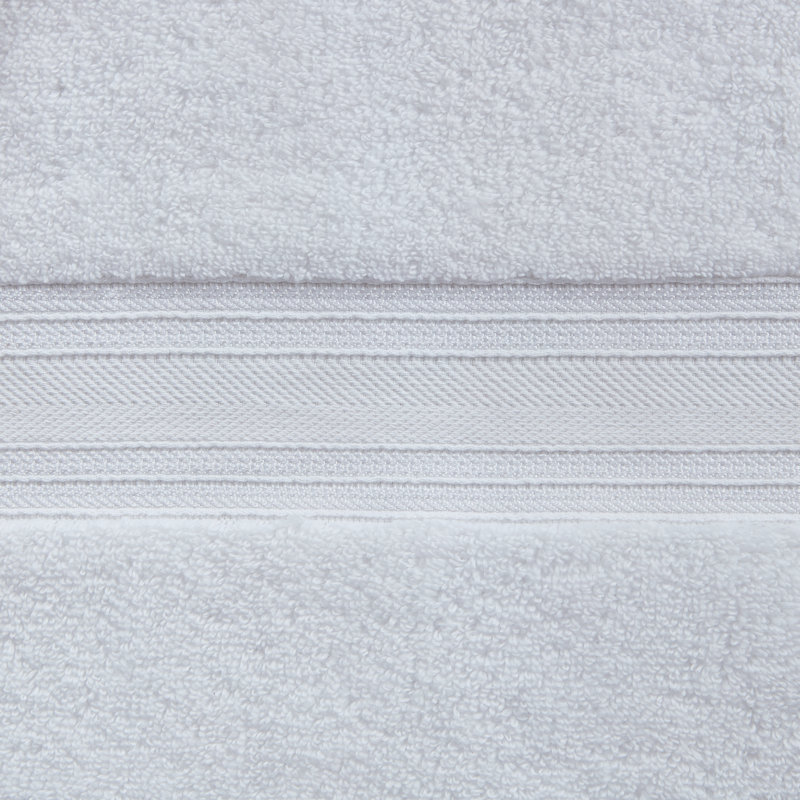 100% Cotton Bath Sheet (Set of 4), White