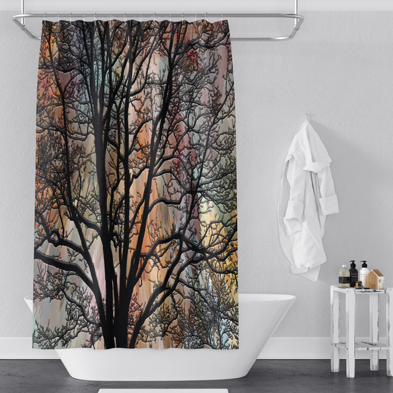 Heenan Shower Curtain, 72" H x 70" W