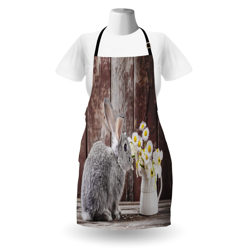 Multicolore tablier de lapin de pâques unisexes The Holiday Aisle®