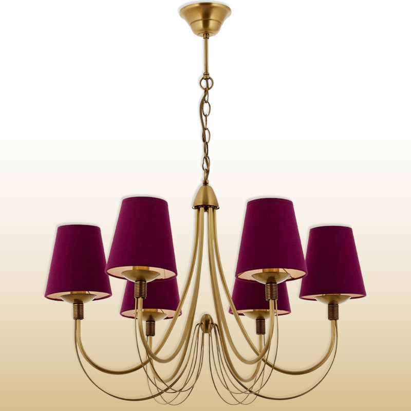 Lustre luxueux 6 lumières