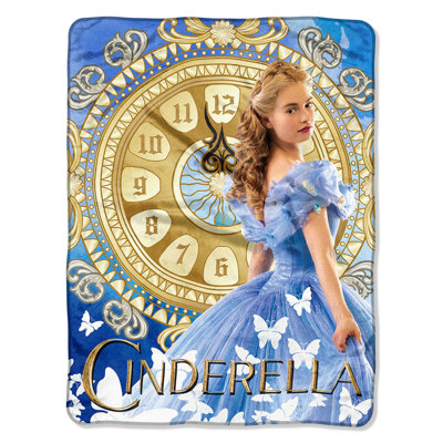 Jeté polaire cendrillon clock strikes