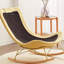Creamy Wind Light Luxurious Rocking Chair Rocking Chair