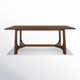 Burk 76" Trestle Dining Table
