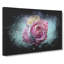 Multi-Coloured Rose Flower - Wrapped Canvas-56641907