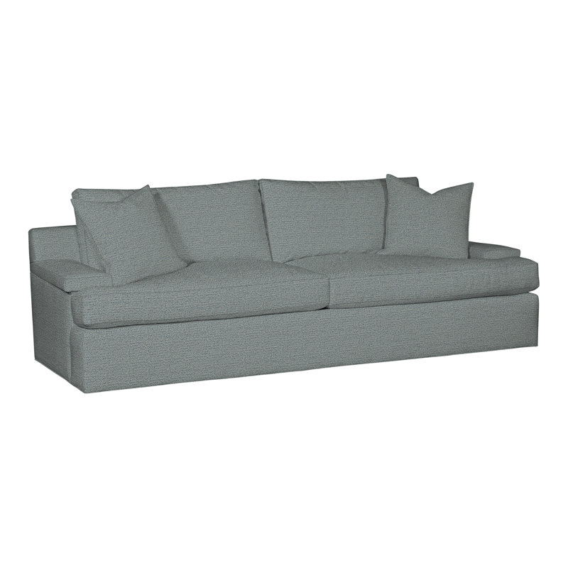 American Bungalow 96"Crew Sofa, Tuck Cobalt