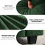 Fauteuil en chenille surdimensionné de 49,5 po de qualité supérieure avec accoudoirs et coussins amovibles-230243186